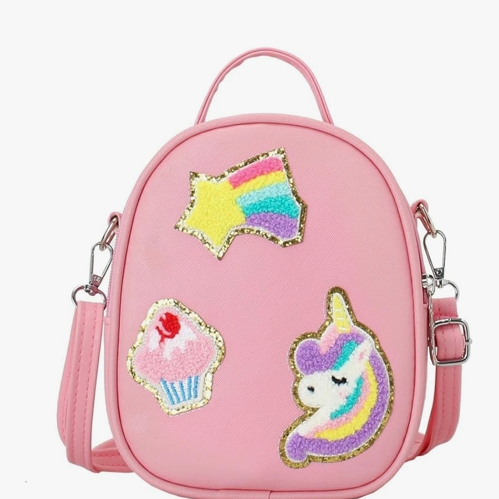 Pink Unicorn Kids Shoulder Bag